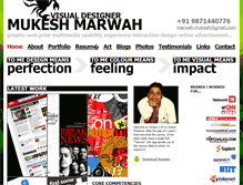 Tablet Screenshot of mukeshmarwah.net